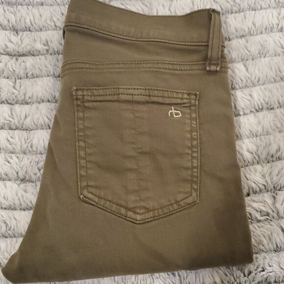 Army green Rag & bone skinny jeans size 25 - Picture 11 of 11